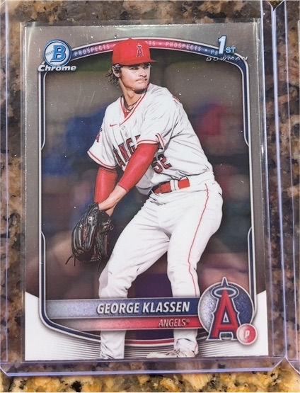 2025 Bowman Chrome #BCP-63 George Klassen — front