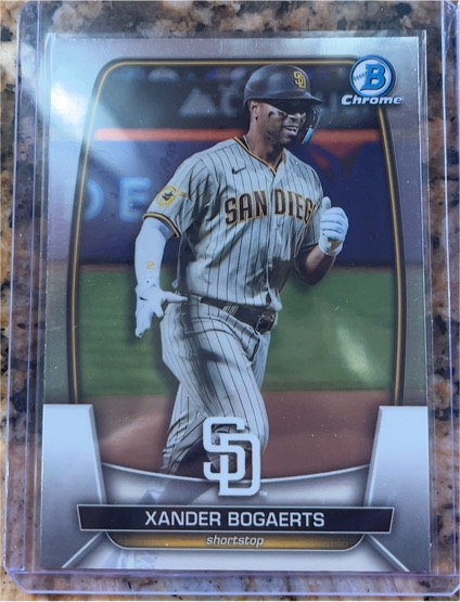 2023 Bowman Chrome #27 Xander Bogaerts — front