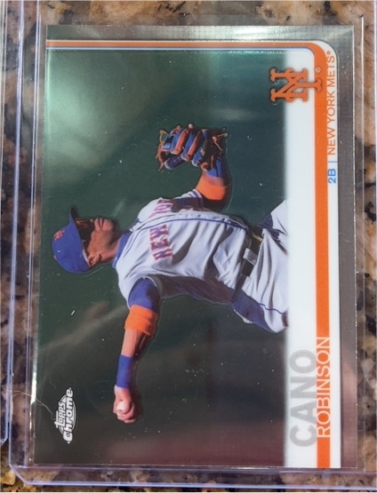 2019 Topps Chrome Update #11 Robinson Cano New York Mets — front