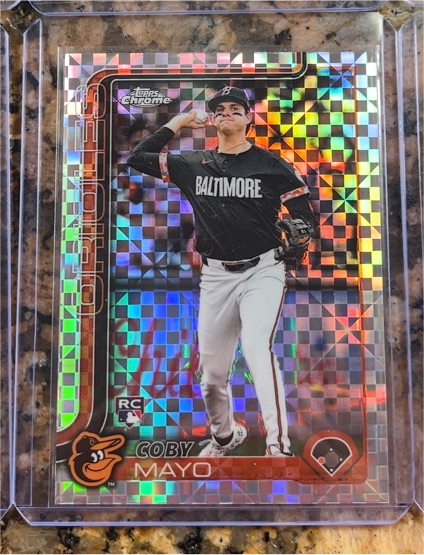 2025 Topps Chrome #120 Coby Mayo — front