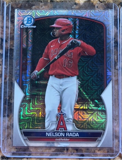 2023 Bowman Chrome #BCP-190 Nelson Rada — front