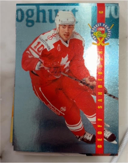 1994 Classic Pro Hockey Prospects #PP16 Geoff Sanderson — front