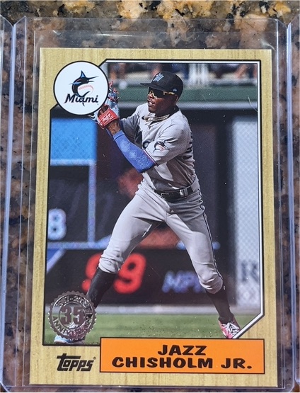 2022 Topps 1987 #T87-77 Jazz Chisholm Jr. — front