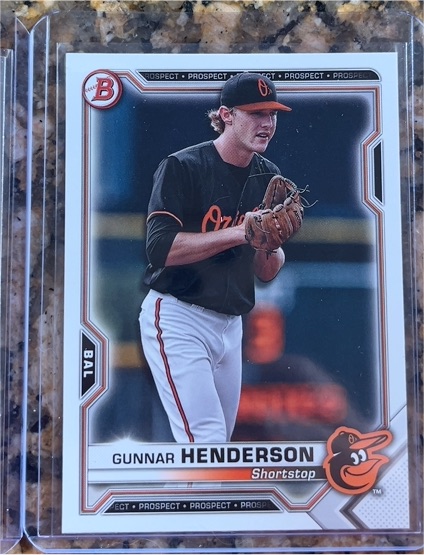 2021 Bowman Prospects #BP-49 Gunnar Henderson — front