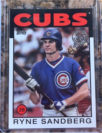 2021 Topps 1986 Topps 35th Anniversary #86B-15 Ryne Sandberg — front