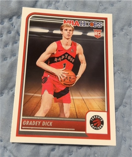 2023-24 Panini NBA Hoops #243 Gradey Dick — front
