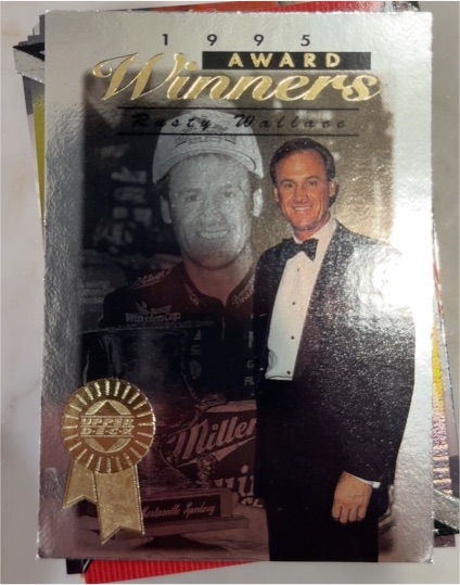 1996 Upper Deck Road to the Cup #RC127 Rusty Wallace — front