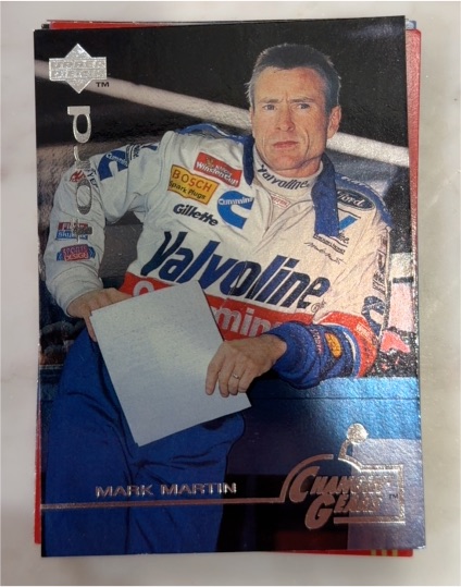 1996 Upper Deck Changin' Gears #RC91 Mark Martin — front
