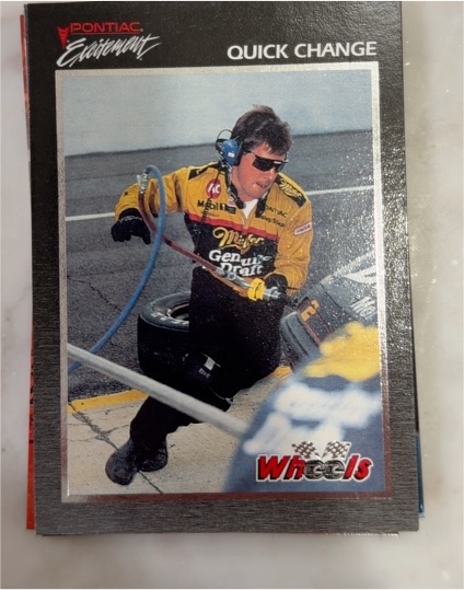 1993 Wheels Rookie Thunder #69 Hermie Sadler — front