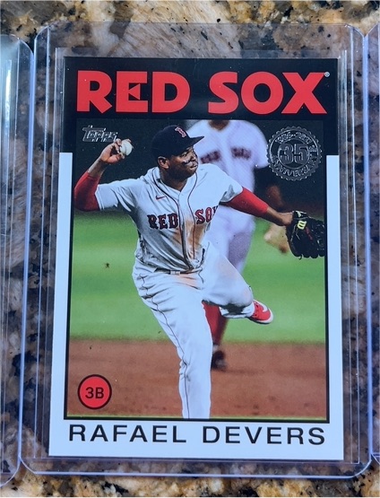 2021 Topps 1986 #86B-59 Rafael Devers — front