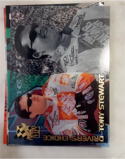 2001 Press Pass VIP #92 Tony Stewart — front