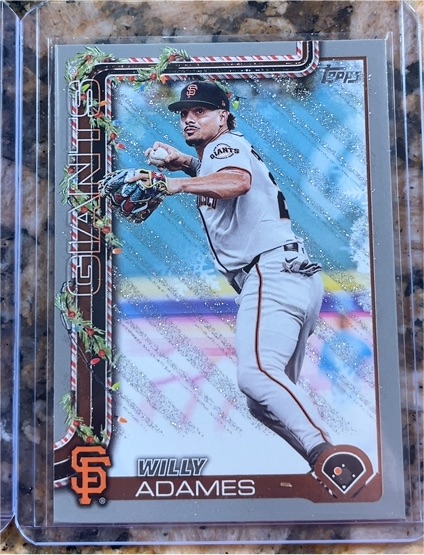 2025 Topps Holiday #H110 Willy Adames — front