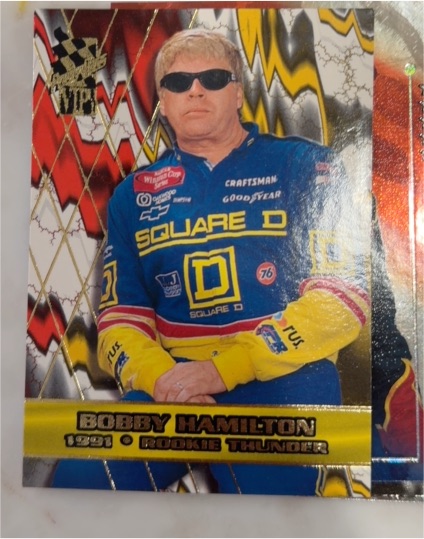 2001 Press Pass VIP #32 Bobby Hamilton Rookie Thunder — front