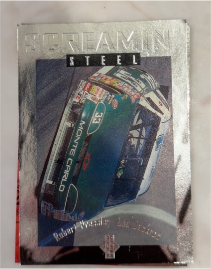 1996 Upper Deck Screamin' Steel Robert Pressley — front
