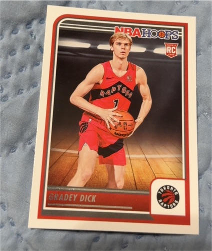 2023-24 Panini NBA Hoops #243 Gradey Dick — front