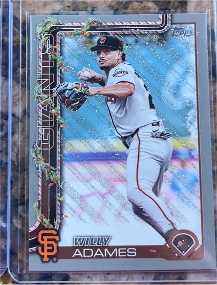 2025 Topps Holiday #H110 Willy Adames — front