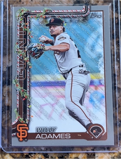 2025 Topps Holiday #H110 Willy Adames — front