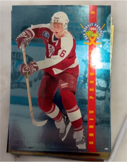 1994 Classic Pro Hockey Prospects #PP5 Chris Pronger — front