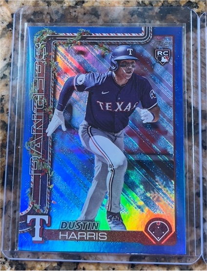 2025 Topps Holiday #H166 Dustin Harris — front