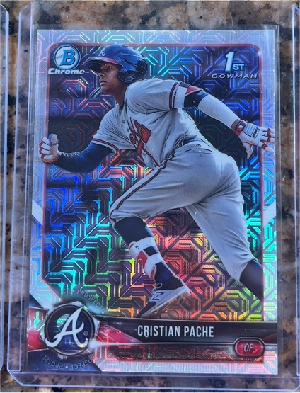 2018 Bowman Chrome Prospects Mojo #BCP46 Cristian Pache — front