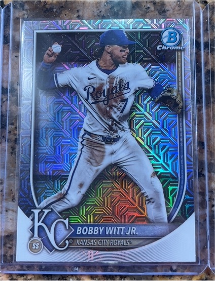 2025 Bowman Chrome #7 Bobby Witt Jr. — front