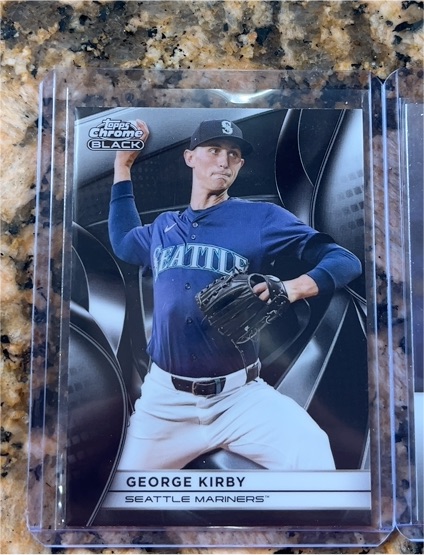 2025 Topps Chrome Black #17 George Kirby — front