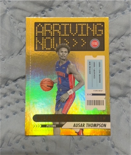 2023-24 Panini NBA Hoops Arriving Now #21 Ausar Thompson — front