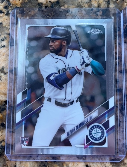 2021 Topps Chrome Update #USC79 Taylor Trammell Rookie Card — front