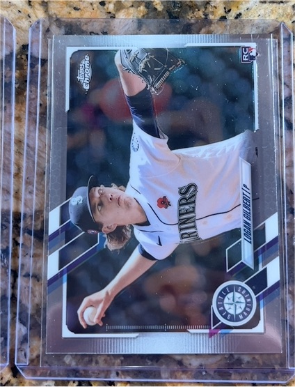 2021 Topps Chrome Update #USC70 Logan Gilbert — front