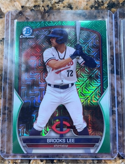 2023 Bowman Chrome #BCP-248 Brooks Lee — front