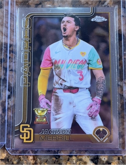 2025 Topps Chrome #61 Jackson Merrill — front