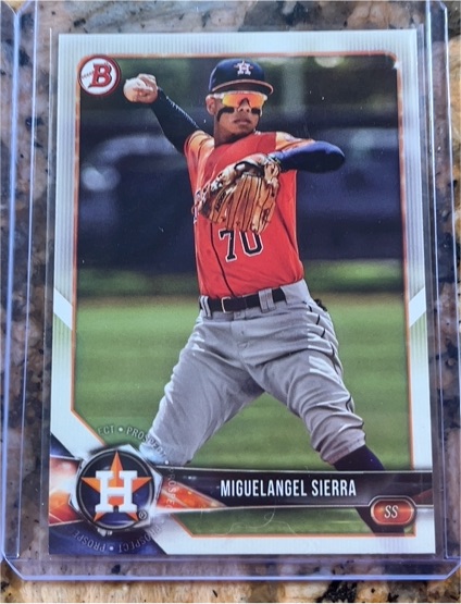 2018 Bowman Prospects #BP53 Miguelangel Sierra — front