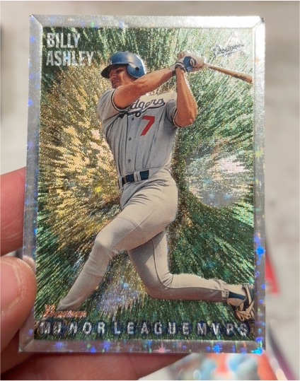 1995 Bowman #223 Billy Ashley Minor League MVPS Los Angeles Dodgers — front