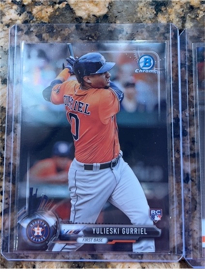2017 Bowman Chrome #57 Yulieski Gurriel — front
