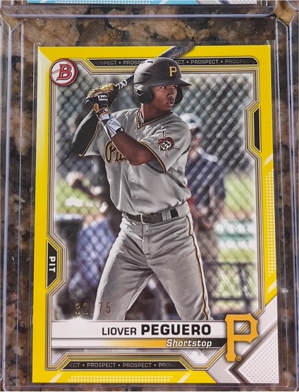 2021 Bowman Prospects #BP-52 Liover Peguero — front