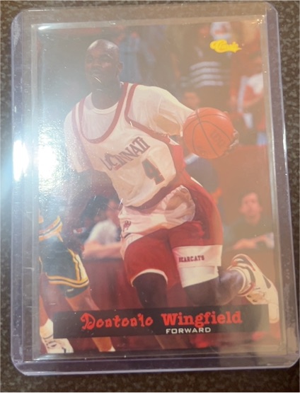 1994 Classic Draft #20 Dontonio Wingfield — front