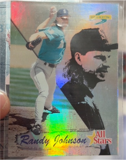 1996 Score All Stars Randy Johnson — front
