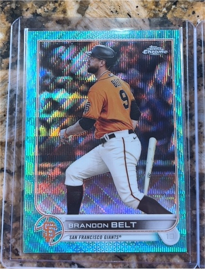 2022 Topps Chrome #26 Brandon Belt — front