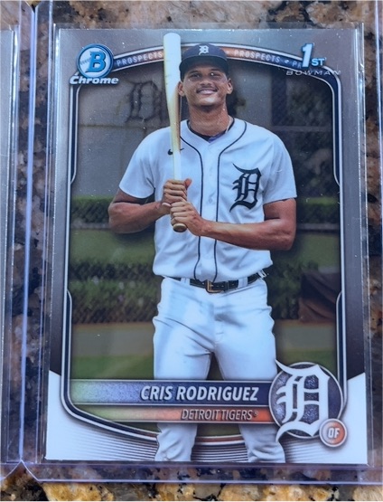 2025 Bowman Chrome #BCP-250 Cris Rodriguez — front
