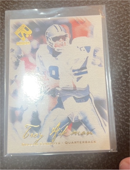 2000 Pacific Private Stock #24 Troy Aikman — front