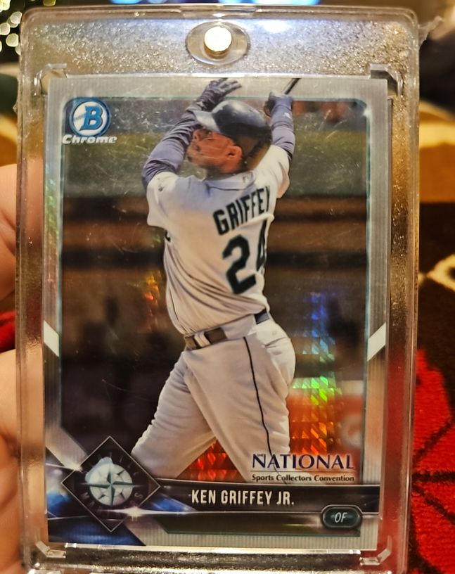 2018 Bowman Chrome National Convention #BNR-KG Ken Griffey Jr. — front