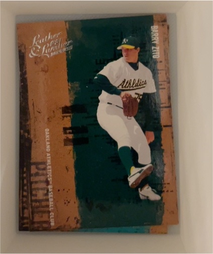 2005 Donruss Leather & Lumber #13 Barry Zito — front