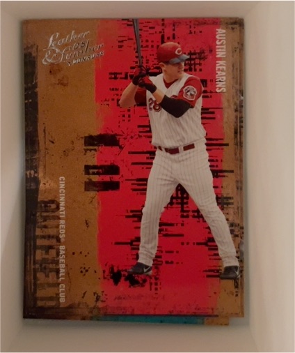 2005 Donruss Leather & Lumber #11 Austin Kearns — front