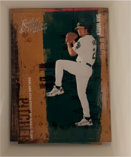 2005 Donruss Leather & Lumber #34 Dan Haren — front