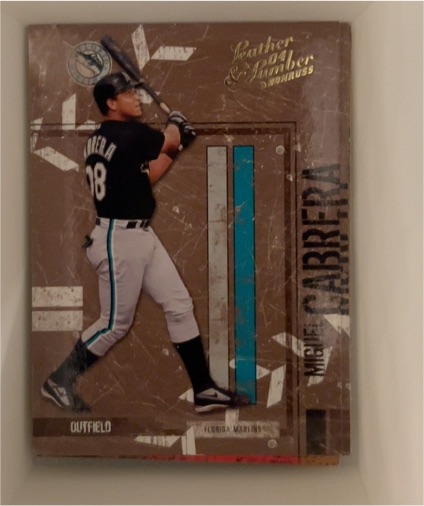 2004 Donruss Leather & Lumber #56 Miguel Cabrera — front