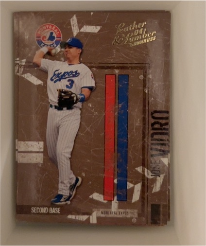 2004 Donruss Leather & Lumber #86 Jose Vidro — front