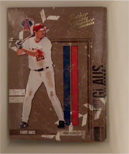 2004 Donruss Leather & Lumber Troy Glaus — front