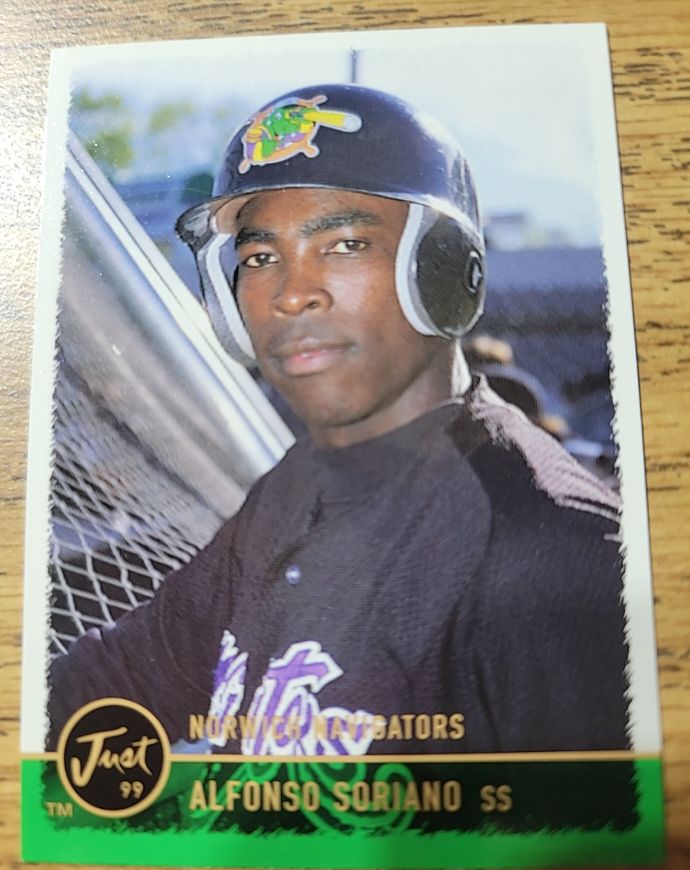 1999 Just #137 Alfonso Soriano — front