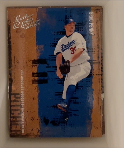 2005 Donruss Leather & Lumber #18 Brad Penny — front