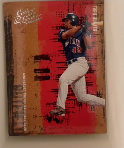 2005 Donruss Leather & Lumber #130 Torii Hunter — front
